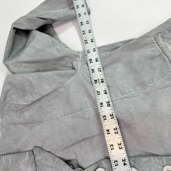 Rundholz Dip Jacket Women Small Lagenlook Grunge Buttons Blazer Gray Pockets - Picture 5 of 11